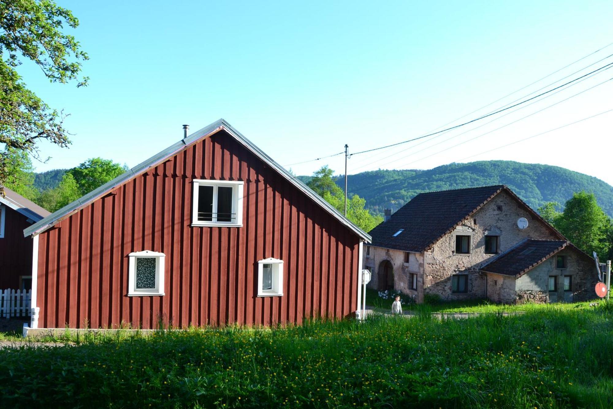 Chalet Des Aigrettes, Les 1000 Etangs La Voivre  Bagian luar foto