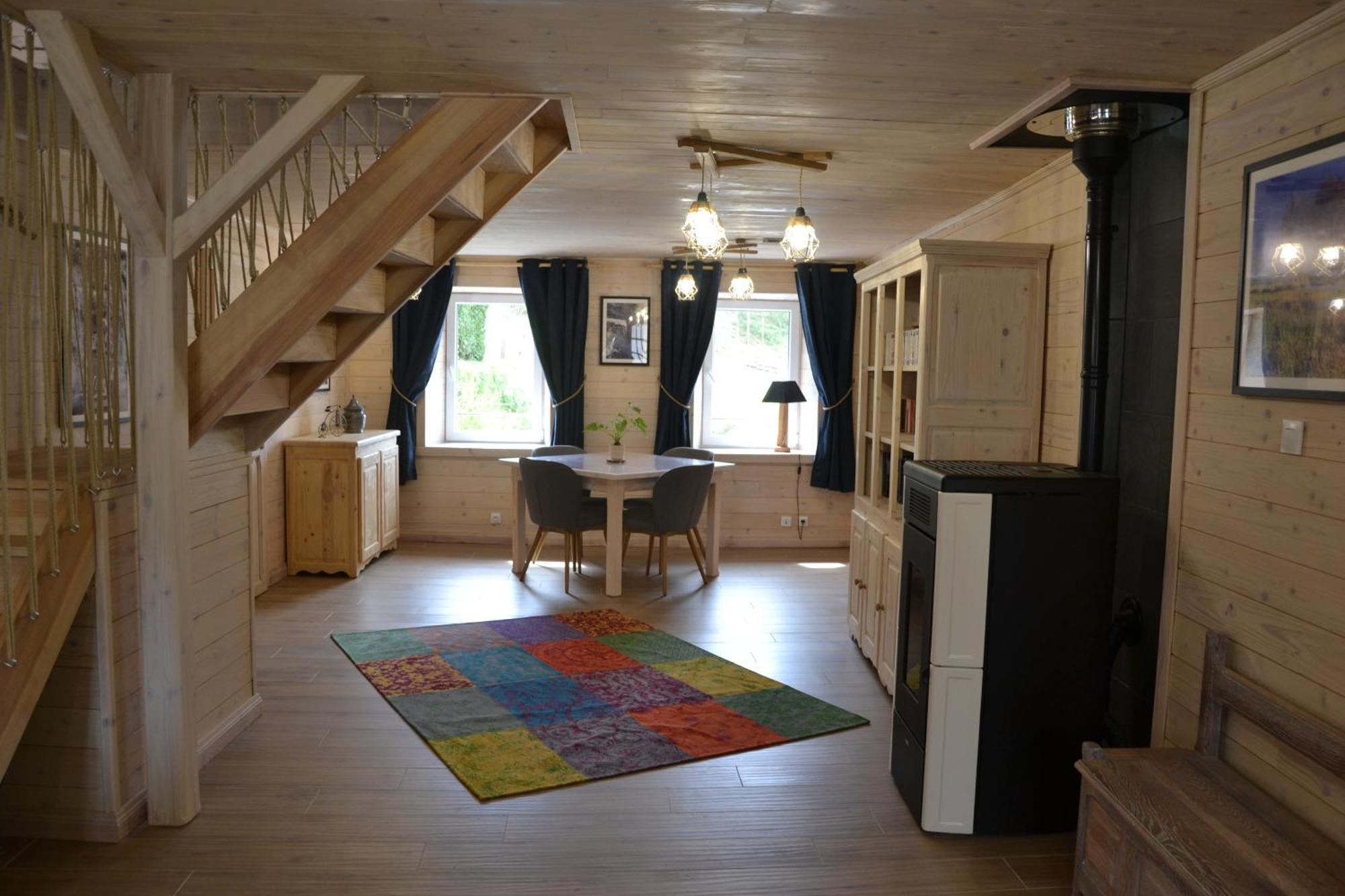 Chalet Des Aigrettes, Les 1000 Etangs La Voivre  Bagian luar foto